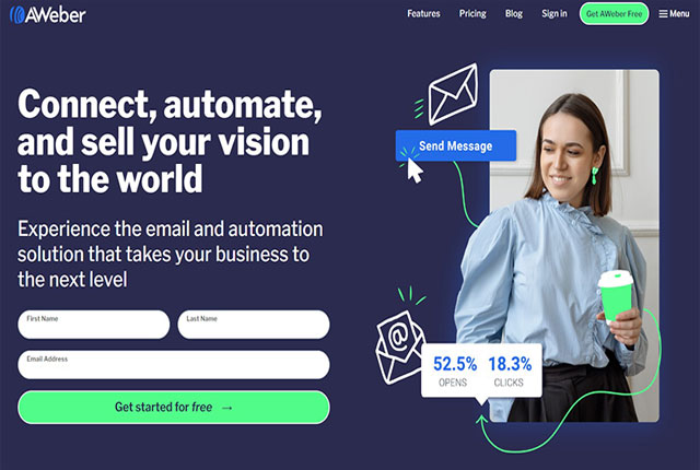 AWeber email marketing system